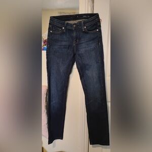 7 For All Mankind Indigo Straight Leg Jeans